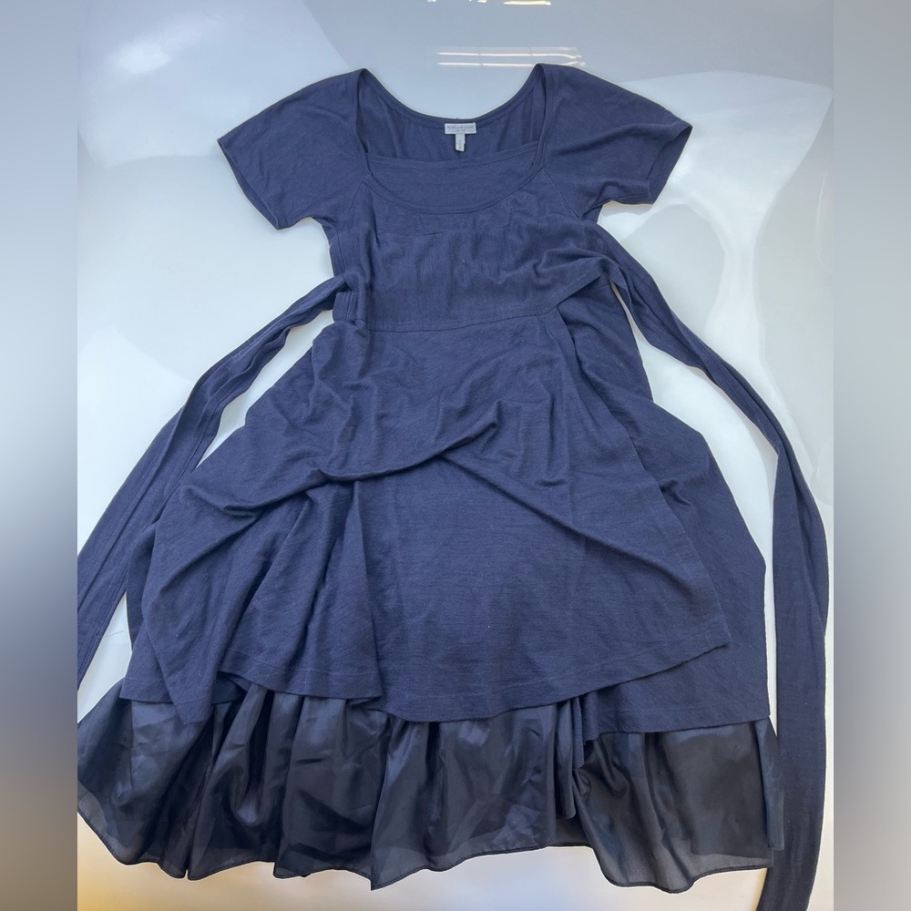 Morgane Le Fay New York Black Wool Blend Dress N229-22